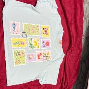 Graphic Stamp Print T-Shirt